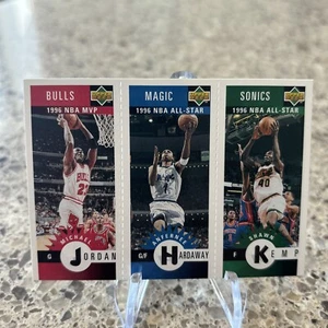 1996-97 Upper Deck Collector's Michael Jordan Anfernee Hardaway Shawn Kemp #M11 - Bild 1 von 13
