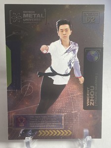 #62 VINCENT ZHOU 2021 Skybox Metal Universe Champions FIGURE SKATING