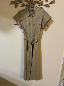 Lauren Ralph LaurenBelted Cotton-Blend Shirtdress. Petite Sz 6 - Picture 1 of 8
