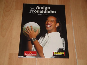 AMIGO RONALDINHO LIBRO DEL BARÇA F. C. BARCELONA A COLOR EN ESPAÑOL BUEN ESTADO - Imagen 1 de 3