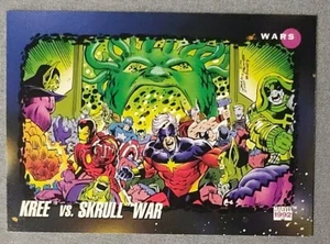 Tarjeta Marvel Impel 1992 Kree vs Skrull Wars 190 serie 3 MCU Avengers - Imagen 1 de 2