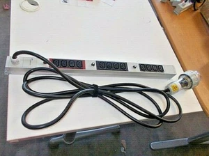 Minkels Clipsal 415 Volt Plug Aluminium Frame 12 Inputs PDU Power Strip 16A 250V - Foto 1 di 5