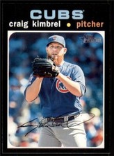 2020 Topps Heritage Base #194 Craig Kimbrel - Chicago Cubs
