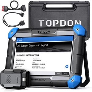 TOPDON Phoenix Lite 2 Profi OBD2 Diagnosegerät Scanner ALLE SYSTEM ECU-Codierung - Zdjęcie 1 z 12