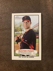 BUSTER POSEY 2015 TOPPS HERITAGE ‘66 BAZOOKA MINI SSP SAN FRANCISCO GIANTS