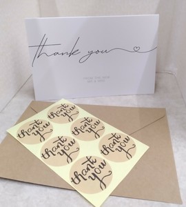 无品牌婚礼感谢卡 Ebay