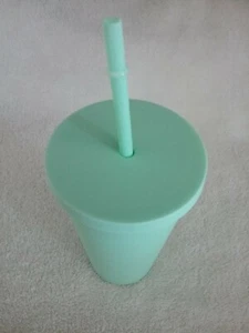 Tumbler with Lid 16oz Colored Acrylic Reusable Cups/Double Wall Matte Plastic - Picture 1 of 10