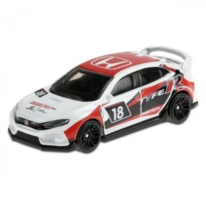 Hot Wheels White 2018 Honda Civic Type R GHF50 Kids Model Diecast Toy Car 1:64 - Picture 1 of 7