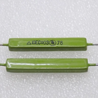 2x 10 Ohm,10%  Ceramic  Resistor ussr - Image 1 of 3