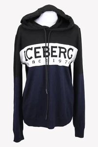 Iceberg Damen Pullover Gr. 38 Mehrfarbig Baumwolle Pullover Langarm Hoodie - Bild 1 von 6