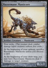 Magic the Gathering MTG Razormane Masticore (340) Tenth Edition   LP
