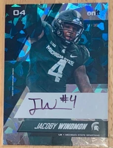 Jacoby Windmon 2023 Onit Auto 16/300 Michigan State Spartans Football - Picture 1 of 2