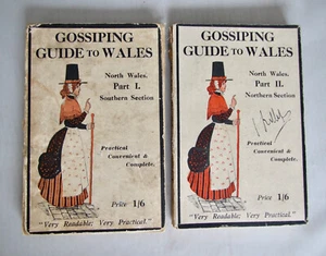 Gossiping Guide to Wales, North Wales Parts I & II, c.1920, Folklore, Topography - Picture 1 of 6