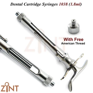Cartucho dental jeringas autoaspirables 1,8 ml anestésico auto pasivo herramienta de laboratorio - Imagen 1 de 3