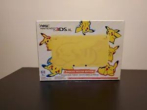 New Nintendo 3DS XL POKEMON Pikachu Yellow Edition US - Picture 1 of 2