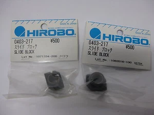 2 Pkt Original Hirobo Pitchkompensator Zentralstück 0403-217 Slide Block - Imagen 1 de 1