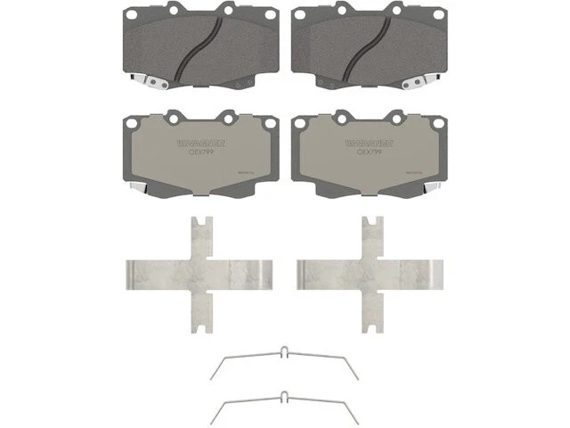 Juego de pastillas de freno delanteras para Toyota Tacoma 2001 2000-2002 MD218GP Foto 1 de 1