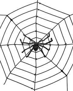 Riesen Spinnennetz mit ekliger Spinne - 300 cm Durchmesser - Bild 1 von 2