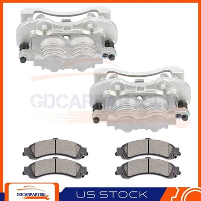 Pinças de freio traseiras e pastilhas de freio de cerâmica para 2000-2006 GMC Yukon XL 1500 - Imagem 1 de 4