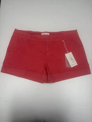 Dear John Denim Women’s 32 Magenta Stretch Hampton Mid Rise 4" Inseam Shorts NWT - Image 1 of 4