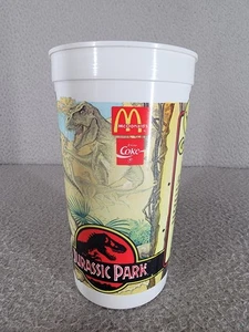 Vintage 1992 McDonalds Jurassic Park Gallimimus JP2 Dinosaurier Sammeltasse - Bild 1 von 7