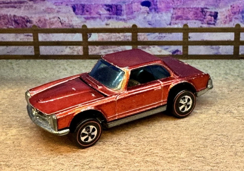 Mercedes 280SL Spectraflame 1969 rojo Hot Wheels Redline en muy buen estado Foto 1 de 4