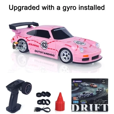DE Stock 2.4G Mini RC Drift Car 1/43 Racing Car 4WD Gyro Radio Battery Light - Image 1 of 4