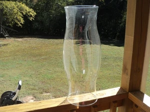 Colonial Williamsburg Style Hurricane Glass Candle Globe 19 3/4" Shade Clear - Picture 1 of 4