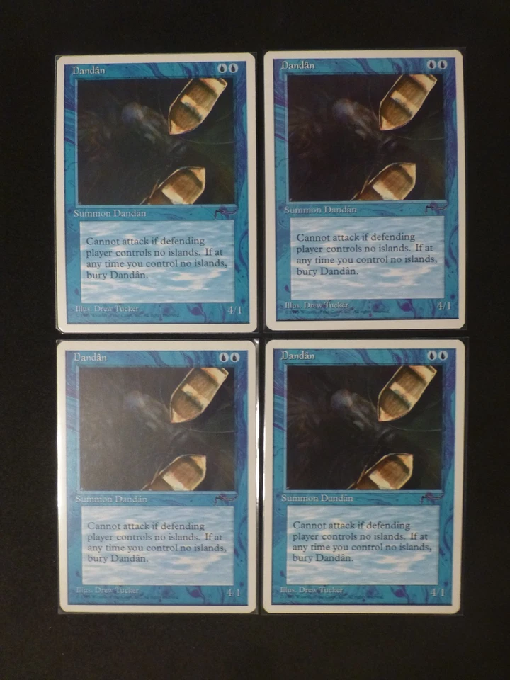 MtG Chronicles Dandan playset of 4 NM Pack $0.75 Shipping VCT123964 - Image 1 of 2