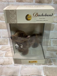 Perro Steiff Dachshund Marrón 2005 Edición Limitada 1000 Nuevo con Caja SK1018 - Imagen 1 de 14