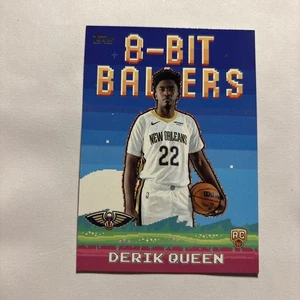 2025 Topps Basketball - Derik Queen #8B-39 8-Bit Ballers (RC) Rookie Pelicans - Picture 1 of 2