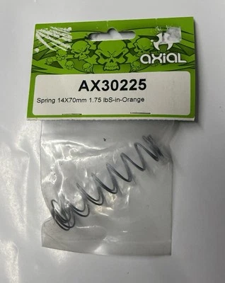 Axial Wraith Rock Crawler Axial Spring 14x70mm 1.75lbs/in Orange 2 AX30225 - Image 1 of 3