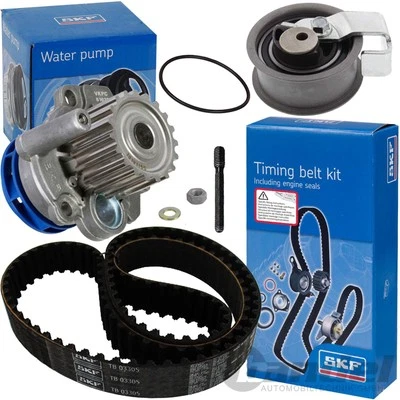 SKF ZAHNRIEMEN-SATZ WASSERPUMPE passend für VW T5 GOLF 4 PASSAT 3B SHARAN 2.0 - Bild 1 von 3