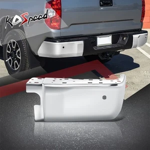Chrome RH Rear Bumper End Cap with Parking Sensor Holes for Tundra 2014-2021 - Picture 1 of 7