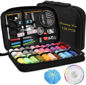 Sewing KIT, Fai Da Te Sewing Supplies with Sewing Accessories, Portable Mini Sew - Foto 1 di 12