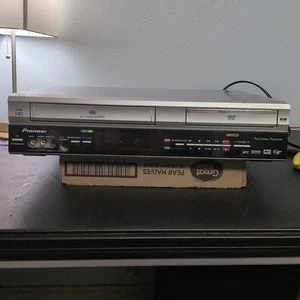 Pioneer DVD VHS Combo Player Recorder DVR-RT500 w/ Cables TESTED Please Read Des - Picture 1 of 11