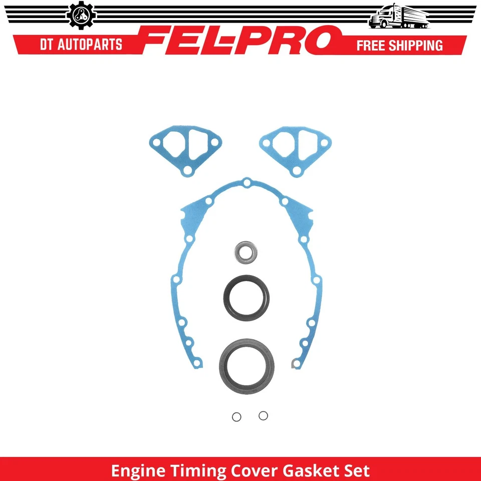 For 1994-1996 Chevrolet Impala 5.7L V8 Engine Timing Cover Gasket Set Fel-Pro - Image 1 of 1