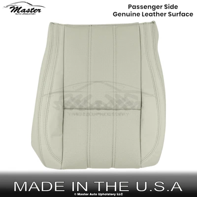 Fits 2013-2017 Land Rover Range Rover Passenger Bottom Almond Leather Seat Cover - Image 1 of 4