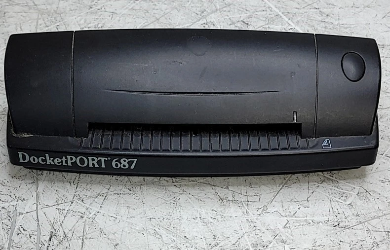 Ambir DocketPORT 687 Portable Duplex ID Card Scanner SEE NOTES - Image 1 of 4