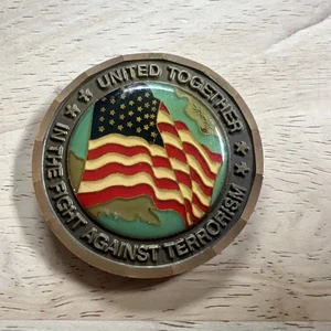 United Together 9/11 Memorial Challenge Coin We Will Not Forget 9/11/2001 - Picture 1 of 15