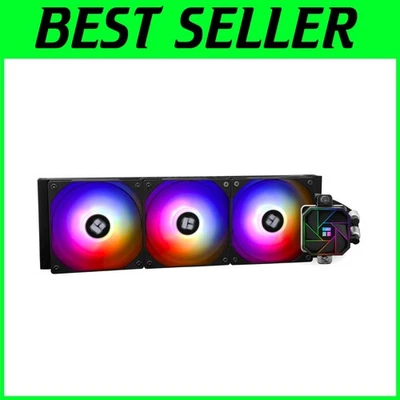 380mm ARGB Water Cooling CPU Cooler with 3 Silent Fans for Ultimate Performance - Image 1 of 4