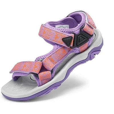 Zapatos Sandalia Atlética Dream Pairs Niña Talla 5 Púrpura Naranja Gancho Ajustable Foto 1 de 4