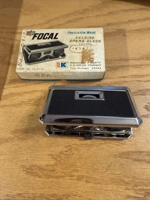 Vintage Kmart Focal Folding Opera Glass, 2.5 x 25mm, wrapped in box - Image 1 of 3