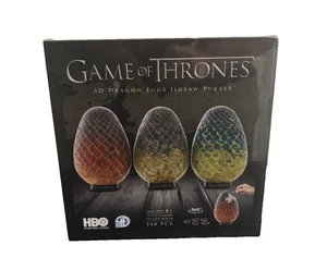 Game Of Thrones 3D 3 Uova di Drago Puzzle 240pz 7,5x2,5x4" HBO - Nuovo - Foto 1 di 2
