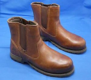 Caterpillar/Cat Damen-Arbeitsstiefel Radstand Stahlkappe P90388 braun Leder Größe 9 - Bild 1 von 21