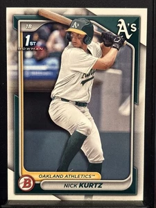 2024 Bowman Draft Nick Kurtz 1st Bowman BD-56 RC Rookie A’s - Picture 1 of 2