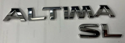 Nissan Altima SL 2019 letras cromadas emblema logotipo OEM Foto 1 de 3
