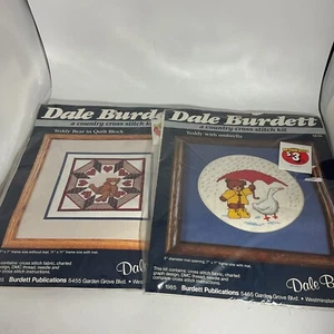 Dale Burdett Cross Stitch Kits Lot Of 2 New - Picture 1 of 7