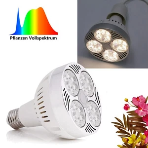LED Pflanzenlampe E27 35W Vollspektrum mit UV Grow Lampe Wachstumslampe Birne - Bild 1 von 10