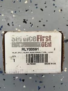 Service First OEM RLY00591 AirConditioner Relay 3pdt 125/250v quick connect term - Picture 1 of 6